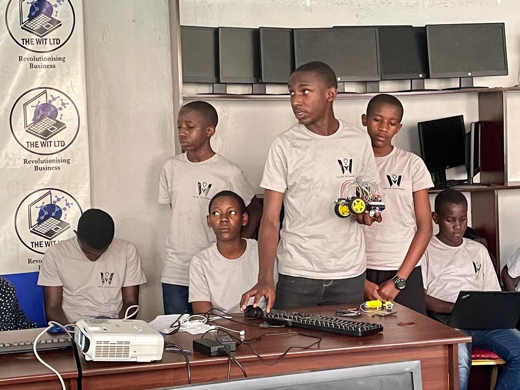 Trainees demonstrating their skills